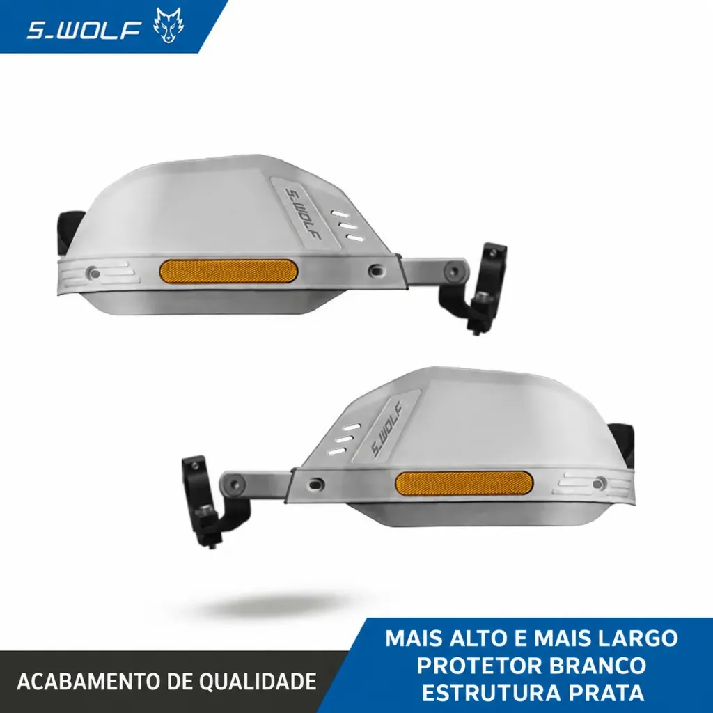 Protetor de Mão Alto Cfmoto 450ibex (Branco)