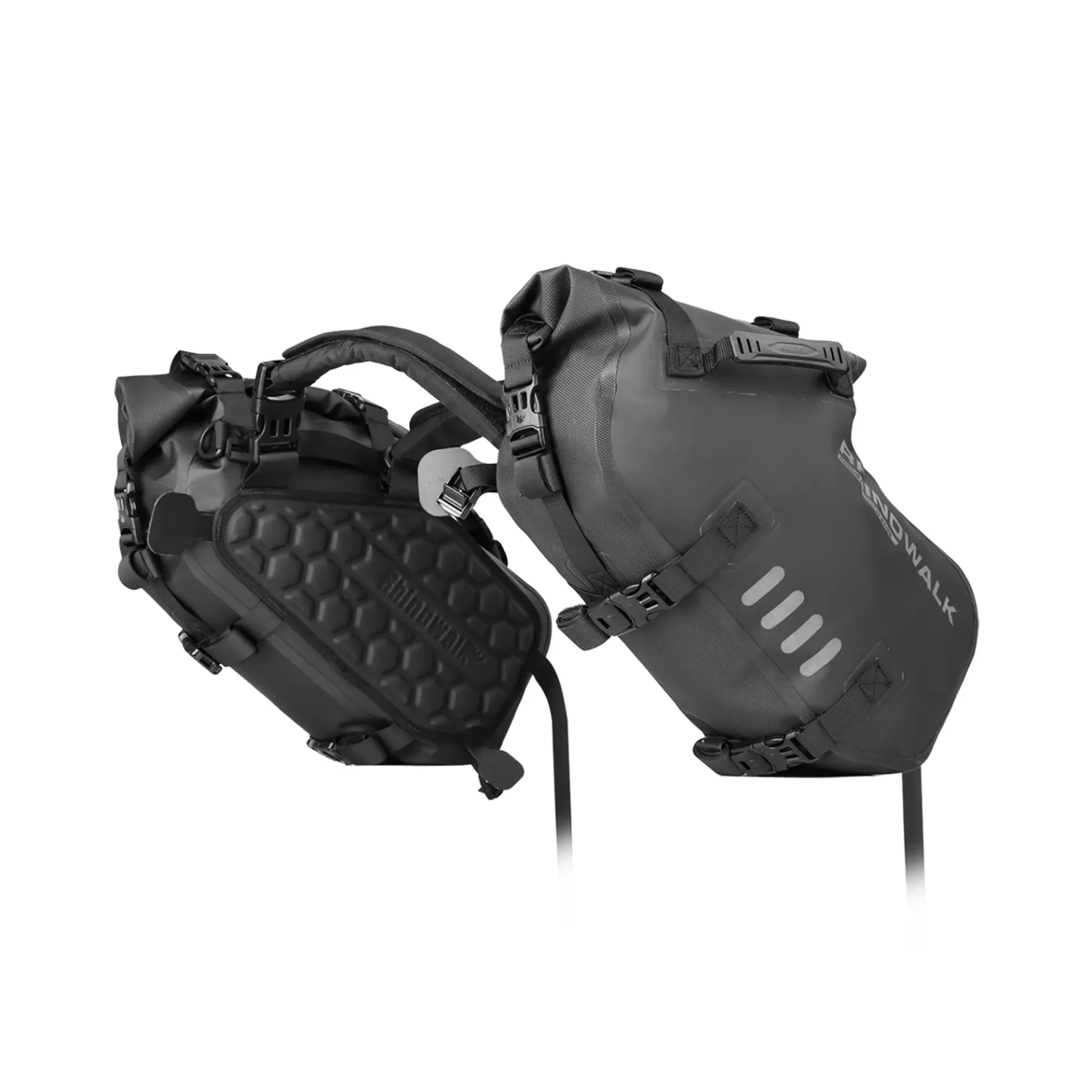 [MT1428BK] Par de Bolsa de selim impermeável sem suporte de 28L total - Tamanho G (14L + 14L)