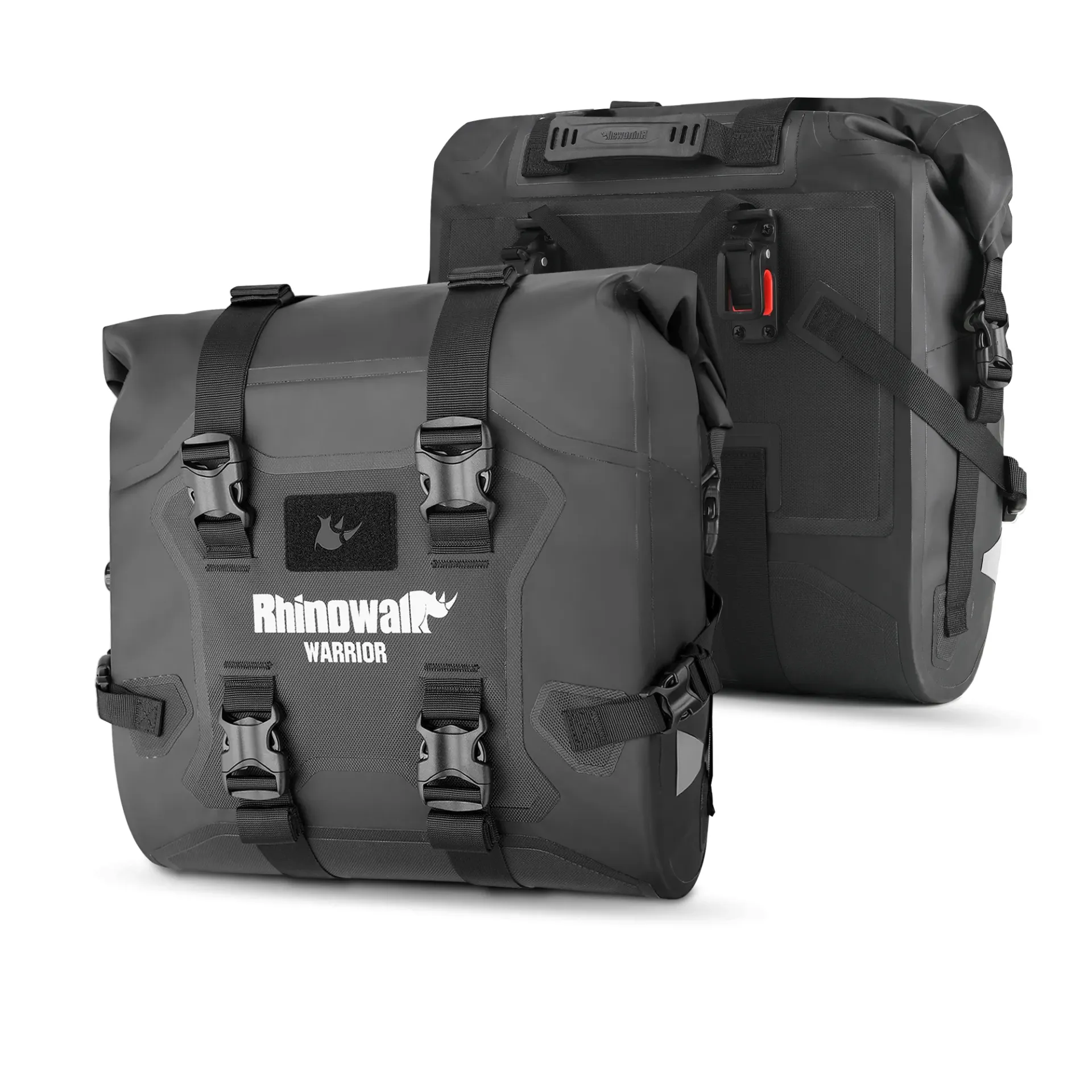 [MYS24062BK] Bolsa lateral impermeável de 24 litros 1 par (Preto)